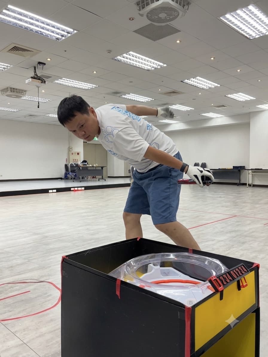 Eric 於賽事現場